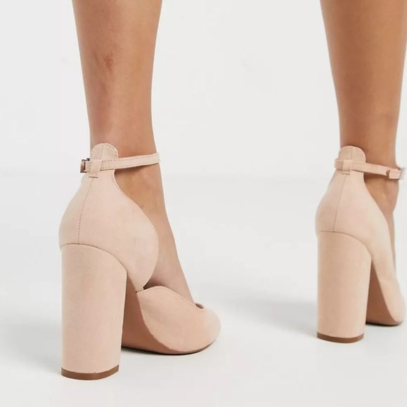 ASOS High block heels in blush - Picture 3 of 8